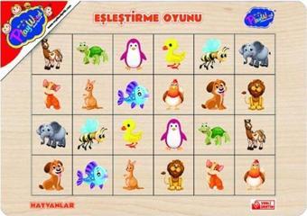 Ahşap Eğitici Eşleştirme Hayvanlar ONY268 Playwood