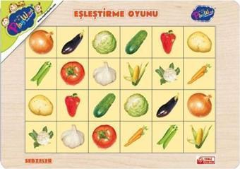 Ahşap Eğitici Eşleştirme Sebzeler ONY276 Playwood