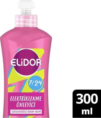 Elidor 7/24 Şekillendirici Saç Bakım Kremi Elektriklenme Önleyici 300 ml