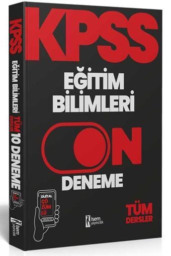 2024 KPSS Eğitim Bilimleri 10 Paket Deneme Dijital Çözümlü İsem Yayıncılık - İsem Yayıncılık