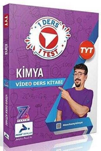 Paraf Yayınları Z Takımı 1 Ders 1 Test TYT Kimya Video Ders Anlatım Kitabı - PRF Paraf Yayınları