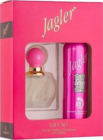 Jagler Bayan Parfüm 60 ml+deodorant 150 ml hediyeli Set