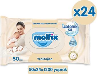 Molfix Izotonik Sulu Islak Mendil Yenidoğan 1200 Adet