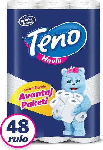 Teno Avantaj Paket Kağıt Havlu 48 Rulo