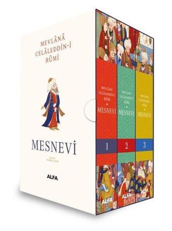 Mesnevi Seti - 3 Kitap Takım - Vuslatın 750. Yılı - Kutulu - Mevlana Celaleddin-i Rumi - Alfa Yayıncılık