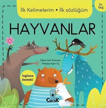 İlk Kelimelerim İlk Sözlüğüm Hayvanlar 2 + Yaş - Kolektif  - Floki Çocuk