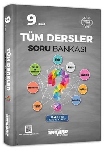 Ankara Yayınları 9. Sınıf Tüm Dersler Soru Bankası 2021-2022 - Ankara Yayıncılık