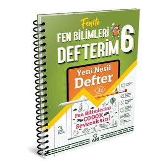 Arı Yayınları 6. Sınıf Fen Bilimleri Defterim - Fenito Yni - Arı Yayıncılık