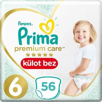 Prima Premium Care Külot Bebek Bezi 6 Beden 15+ Kg 56 Adet