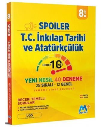 Martı Yayınları 8. Sınıf Lgs Spoiler İnkılap Tarihi Denemesi 2021-2022