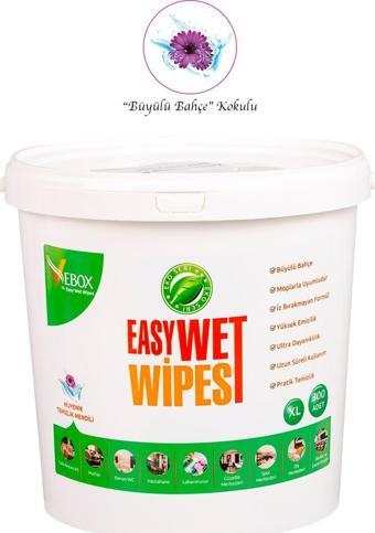 Vebox Easy Wet Wipes Kova Islak Mendil Büyülü Bahçe Kokulu Eko 300 Yaprak