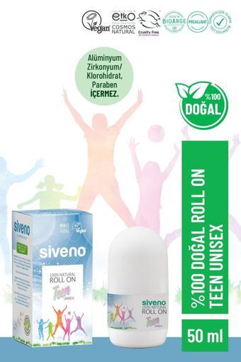 Siveno %100 Doğal Roll On Unısex Deodorant Ter Kokusu Önleyici Bitkisel Leke Bırakmayan Vegan 50 ml