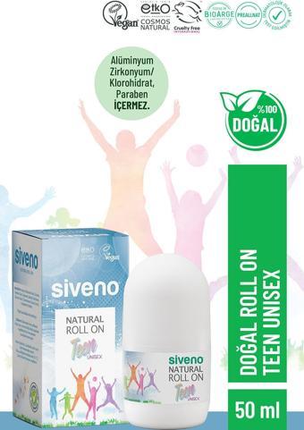 Siveno %100 Doğal Roll On Unısex Deodorant Ter Kokusu Önleyici Bitkisel Lekesiz Vegan 50 ml