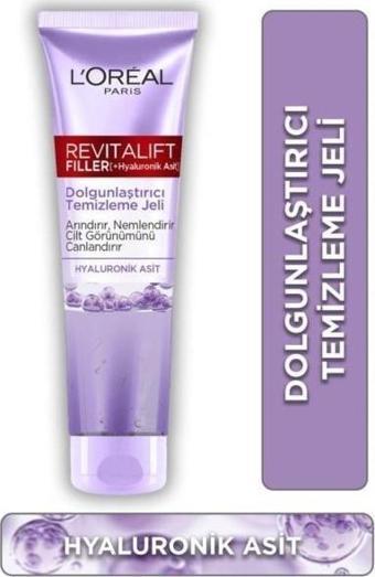 L'Oréal Paris Revitalift Filler Hyaluronik Asit Dolgunlaştırıcı Yüz Temizleme Jeli 150 Ml