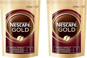 Nescafe Gold 200 gr Eko Paket Çözünebilir Kahve x 2 Adet