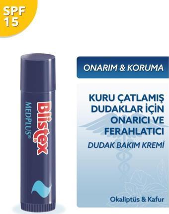 Blistex Kuruyan Ve Çatlayan Dudaklara Yoğun Bakım Gkf 15 Medplus Stick Spf15 4,25 G