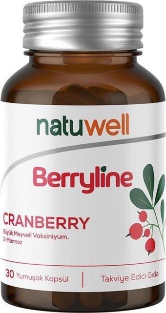 Natuwell Berryline Cranberry 30 Yumuşak Kapsül