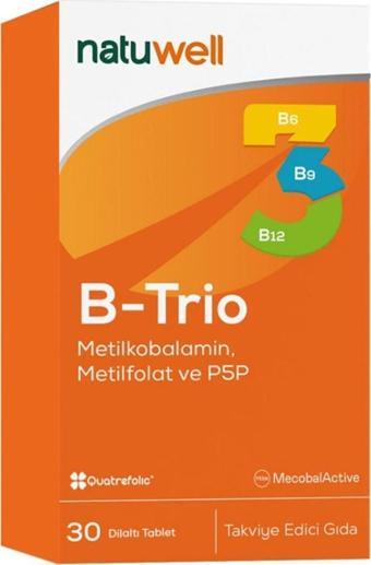 Natuwell B-Trio 30 Dilaltı Tablet