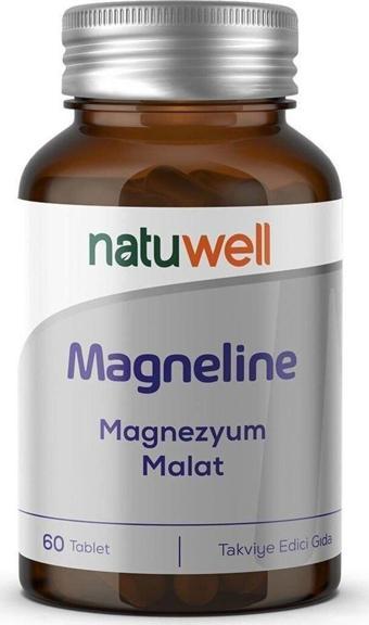 Natuwell Magrneline Magrnezyum Malat 60 Tablet