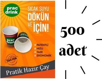 Prac Drink Karton Bardakta Pratik Çay 500'lü