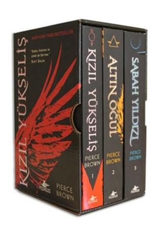 Kızıl İsyan Serisi - Özel Kutulu Set 3 Kitap Takım - Pierce Brown - Pegasus Yayınevi