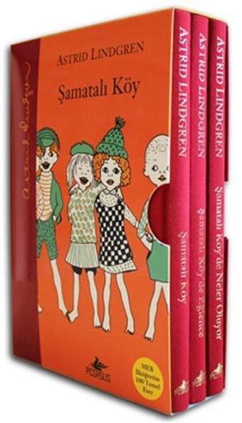 Şamatalı Köy Kutulu Özel Set-3 Kitap Takım - Astrid Lindgren - Pegasus Yayınevi