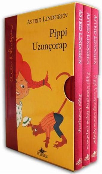 Pippi Uzunçorap Serisi Kutulu Özel Set - Astrid Lindgren - Pegasus Yayınevi