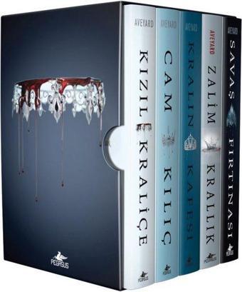 Kızıl Kraliçe Serisi-Kutulu Özel Set-5 Kitap Takım - Victoria Aveyard - Pegasus Yayınevi