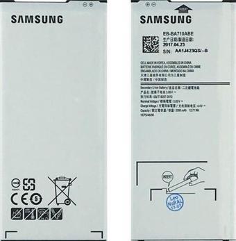 Samsung Galaxy A710 A7 2016 Için Samsung EB-BA710ABE Service 3325 Mah Batarya