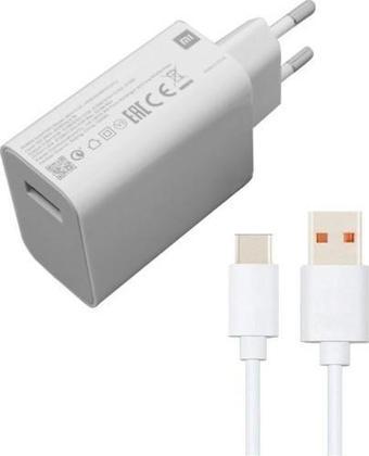 Xiaomi 33W Turbo Şarj Aleti Seti Type C 3A Qualcomm 3.0