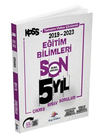 Dizgi Kitap KPSS Eğitim Bilimleri Son 5 Yıl Çıkmış Sorular Video Çözümlü - Dizgi Kitap Yayınları