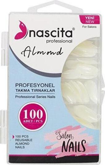Nascita 100'lü Kutulu Almond Takma Tırnak - 166