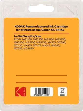 Kodak CL541XL Canon Üç Renk Yüksek Kapatsite Mürekkep Kartuşu