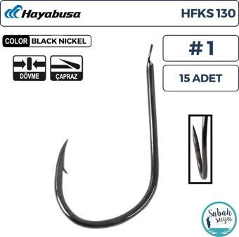 Hayabusa HFKS 130 Kısa P. Dövme Çapraz İğne Siyah #1 (15 Adet)