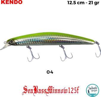 Kendo Seabass Minnow 125F 12.5cm 21gr. Sahte Balık Renk 04