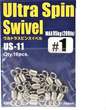 Vanfook Ultra Spin Swivel Fırdöndü US-11 Silver #1 (16 Ad)