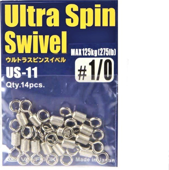 Vanfook Ultra Spin Swivel Fırdöndü US-11 Silver #1/0 (14 Ad)