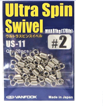 Vanfook Ultra Spin Swivel Fırdöndü US-11 Silver #2 (20 Ad)