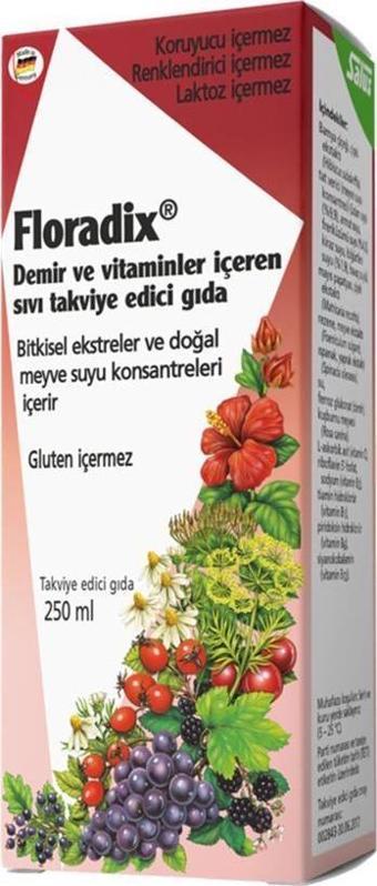 Floradix Şurup 250 ml