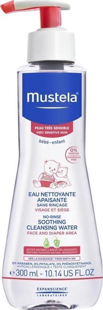 Mustela Durulama Gerektirmeyen Temizleme Sıvısı 300 ml Çok Hassas Ciltler