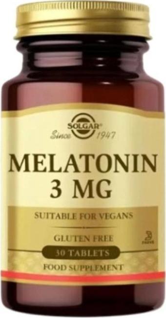 Solgar Melatonin 3Mgr 30 Tablet