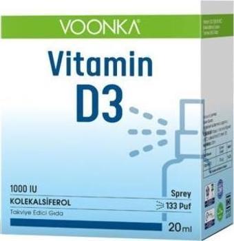 Voonka Vitamin D3 1000IU 20ml