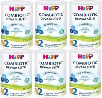 Hipp 2 Organik Combiotic Devam Sütü 350 gr - 6'lı