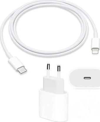 iPhone Tüm Serilerle Uyumlu Hızlı Şarj Aleti Iphone 11/12 / 13 / Pro/pro Max ve Tüm iPhone Serileri Ile Uyumlu Şarj Seti