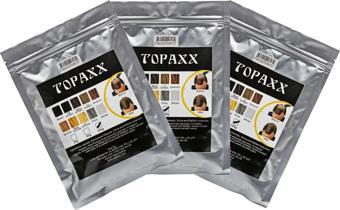 Topaxx 3 Adet 100gr Orta Kahve/Medium Brown Saç Fiber Topik Tozu