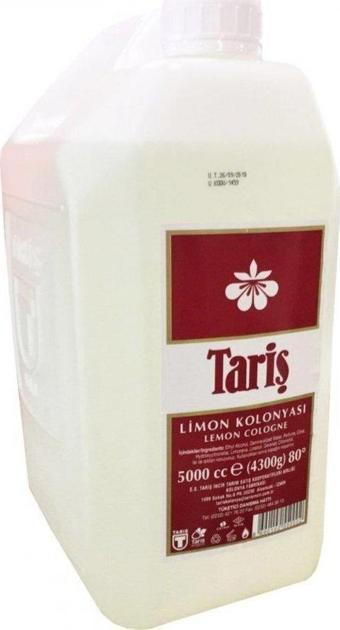 Tariş Limon Kolonyası 80 Derece 5 Lt Pet Bidon