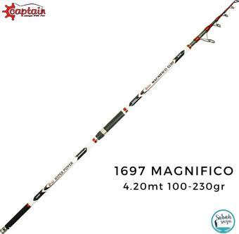 Captain 1697 Magnifico 4.20mt 100-300gr Teleskopik Surf Kamış