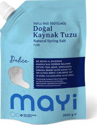 ÖĞÜTÜLMÜŞ SOFRA TUZU 2 KG (İYOT İLAVELİ)