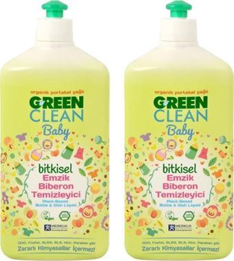 Green Clean Organik Portakal Yağlı Baby Biberon Emzik Temizleyici 500 ml - 2'li