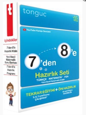 Tonguç Yayınları 7'den 8'e Hazırlık Seti - Tonguç Yayınları